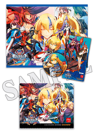 File:BlazBlue Central Fiction Gamers Limited Edition Tapestry Smartphone Stand Can Badge.png