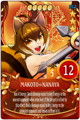 Advice text: <i>MAKOTO=NANAYA is a squirrel-type demi human girl. She has a bright personality, and always has a [positive] outlook. She is outgoing and friendly, but sometimes can be rash on her decisions.</i>