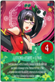 Advice text: <i>LITCHI=FAYE=LING is a doctor who is intellectual and also skilled in martial arts. She's usually kind and feminine, but she acts like an old man when she's drunk.</i>