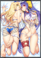 BlazBlue: Central Fiction Noel and Mai swimsuit B2 Tapestry (Sofmap)