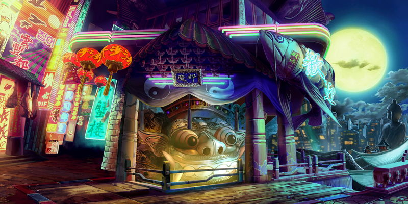 File:BlazBlue Orient Town Background(A).png