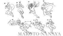 BlazBlue Makoto Nanaya Motion Storyboard 01.png