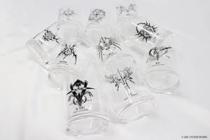 Marukaji Lottery BlazBlue Merchandise Rocks Glass 11.jpg