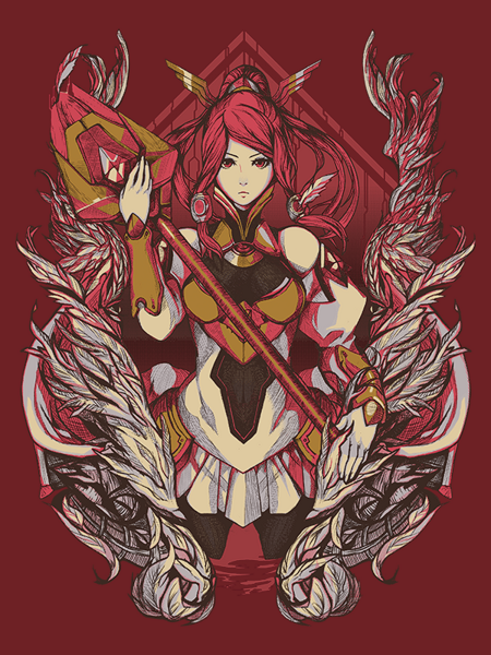 File:Eighty Sixed BlazBlue - Scarlet Justice T-shirt 2.png