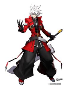 Default Art Design: MORI Toshimichi Ragna was revealed to be planned for BBDW by creator MORI Toshimichi on December 28, 2021, nearly a month before the service end for the game.[1] Only Ragna's standard art was revealed, but several character lines and Grimoires both allude to and depict him, respectively.