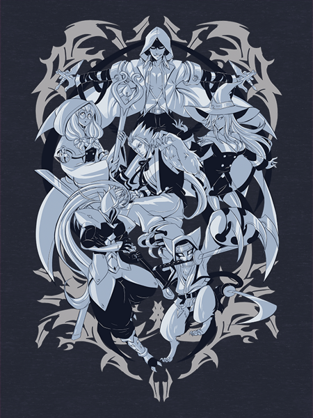 File:Eighty Sixed Blazblue - Six Heroes T-shirt.png