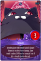 Advice text: <i>NAGO is RACHEL=ALUCARD's loyal follower. It takes the form of a cat, but its real identity is unknown and it can transform into various shapes.</i>