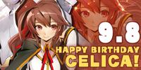 2018. <i>Today is Celica A. Mercury's birthday! Celica was a kind-hearted mage who lived during the age of the Dark War, and was summoned into the present era as a 'Chrono Phantasma.' Until the very end, she continued to support Ragna, Jin, and Noel as they fought to save the world.</i>