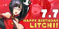 2018. <i>Today is Litchi Faye-Ling's birthday! Litchi, formerly a researcher for Sector Seven, is a kind-hearted woman busy trying to save her colleague who was transformed into something else, "Arakune." And today is Tanabata! May Litchi's wish someday be granted....</i>