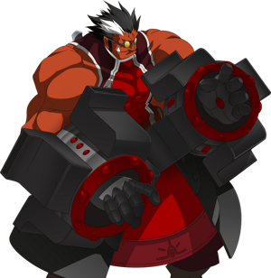 BlazBlue Iron Tager Story Mode Avatar Defeated.png
