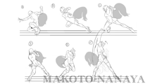 BlazBlue Makoto Nanaya Motion Storyboard 02.png
