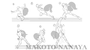 BlazBlue Makoto Nanaya Motion Storyboard 02.png