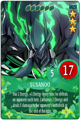 Advice text: <i>SUSANOO is the true form of YUUKI=TERUMI. A tyrant who is the definition of cruelty, and due to the affects of equipping the Susanoo unit, he has trouble resisting the urge to destroy. [His] way of talking also differs from that of YUUKI=TERUMI.</i>