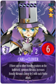 Advice text: <i>CARL=CLOVER is a talented young boy and a first-class bounty hunter. Wielding the [Nox Nyctores] - DEUS MACHINA・NIRVANA, his target is the Grim Reaper for his Blue Grimoire for the Azure, which could cure his sister's disease.</i>