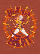 Eighty Sixed BlazBlue - Heat the Beat T-shirt.png