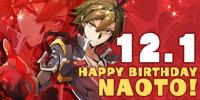 2017. <i>Today is Naoto Kurogane's birthday! Did you know it's also the "Day of Iron" and the "Day of Movies?" Since it's finally Friday, how about going to go see a movie you're interested in?</i>