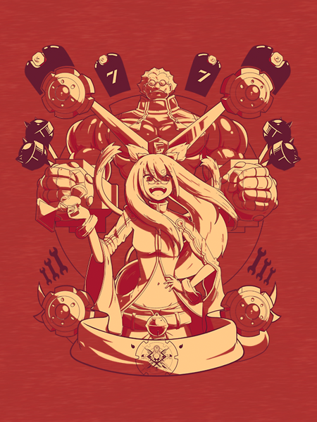 File:Eighty Sixed BlazBlue - Science Fiction T-shirt.png