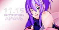 2018. <i>And from a company's designer we have an illustration for Amane! His smile charms the masses and boasts a beauty enviable by all! Everyone, please celebrate with us!</i>