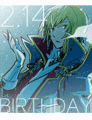 BlazBlue Jin Kisaragi Birthday 21.gif