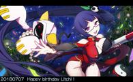 2018. <i>From a designer we have a celebratory illustration for Litchi! For Litchi's birthday, even Taokaka has come running! May everyone's wishes come true!</i>