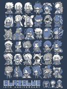 Eighty Sixed BlazBlue - 10th Anniversary T-shirt.png