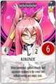 Advice text: <i>KOKONOE is a genius scientist of [Sector Seven], and the creator of IRON=TAGER. She is a demi human with cat ears and a tail. Always looking tired and blunt, she is also a Mad Scientist. She keeps up with her research without even taking time to sleep, so she has a special lollipop in her mouth at all times to stay healthy.</i>