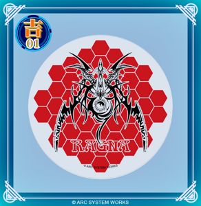 Marukaji Lottery BlazBlue Merchandise Coaster 10.png