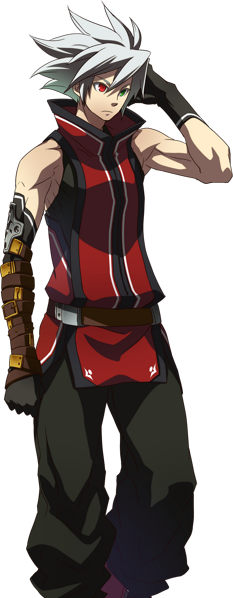 File:BlazBlue Ragna the Bloodedge Story Mode Avatar Young.png